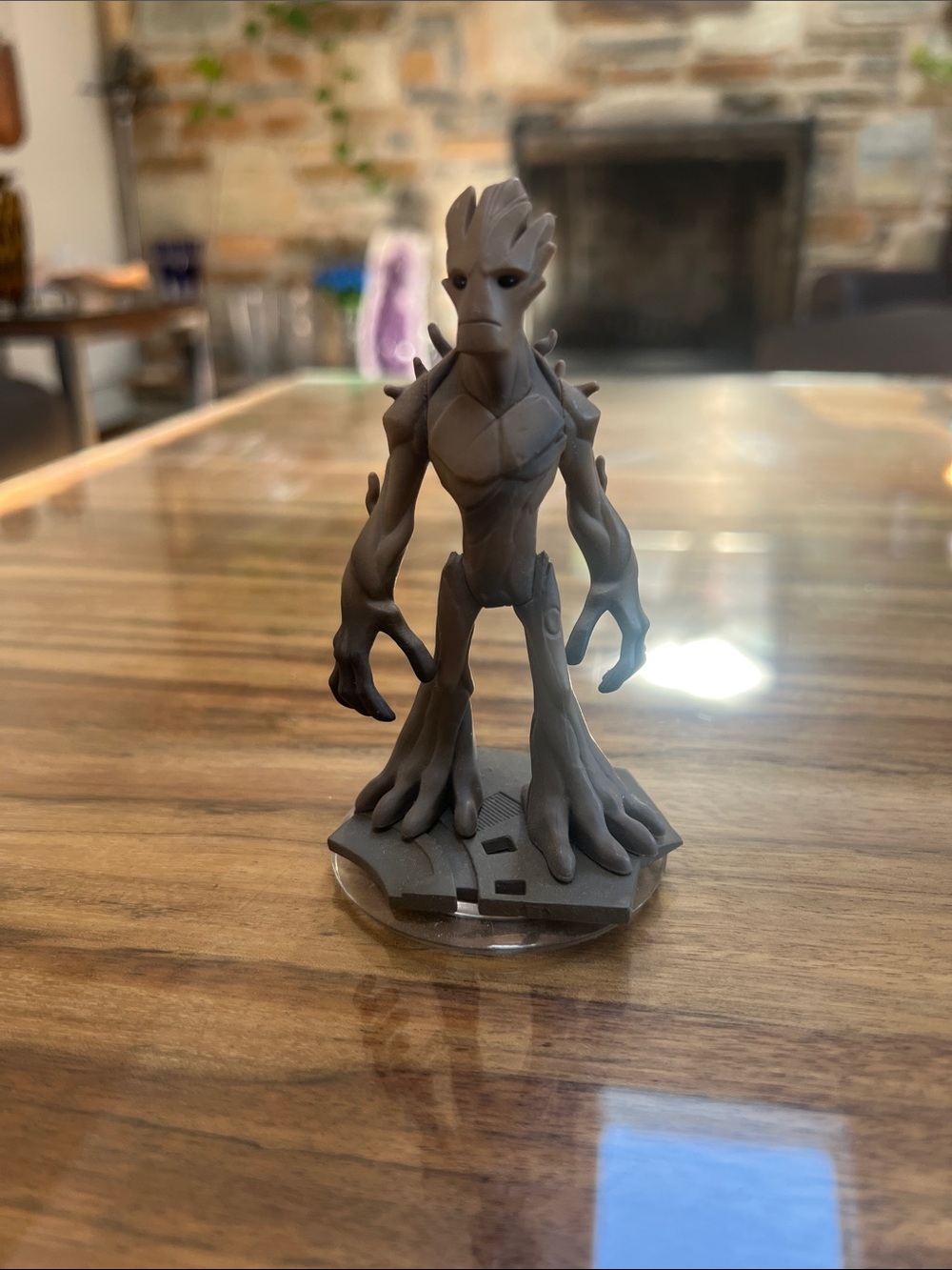 Wii U Groot-Inspired Gray Figurine